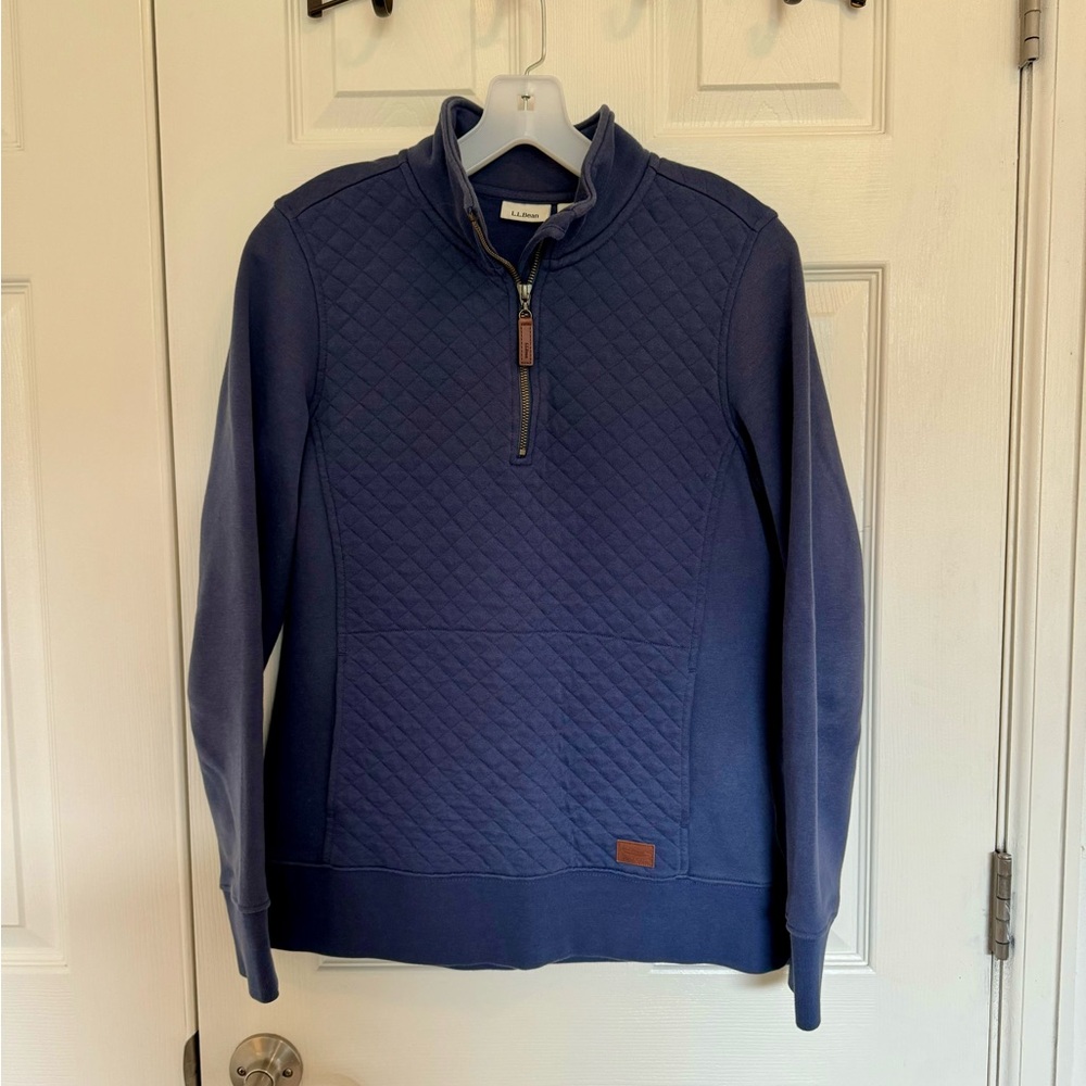 L.L. Bean Quilted Quarter Zip
